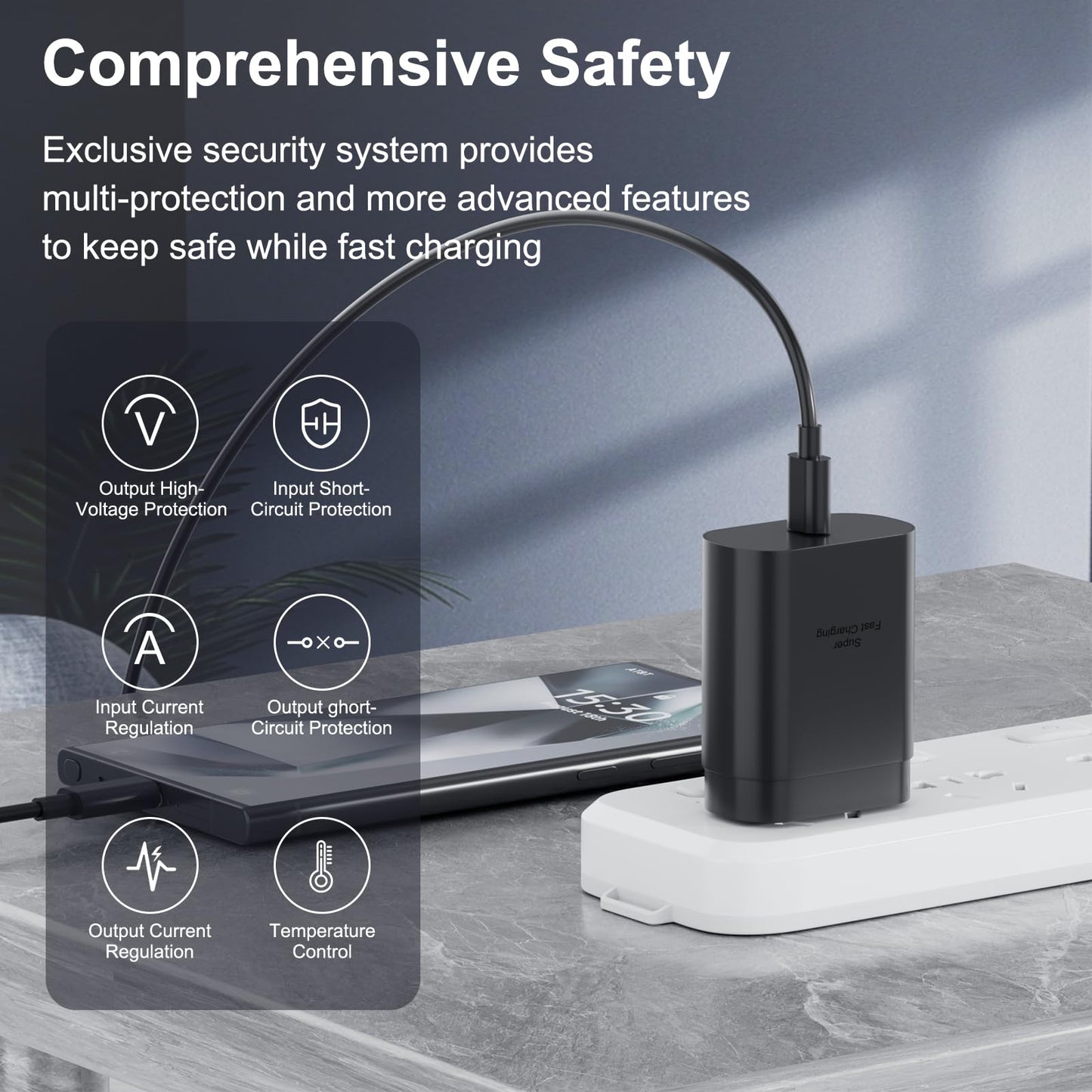 Samsung USB-C Super Fast Charging Power Adapter,25W PD Charger Block for Samsung Galaxy S26/S26 Ultra/S26+/S25 Ultra/S25/S25+/S24 Ultra/S24/S24+/S23