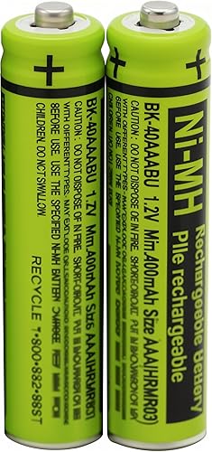 Cerepros 2 BK-40AAABU 1.2V 400mAh Battery Packs for Panasonic BK40AAABU Highpower Corun Cordless Phone