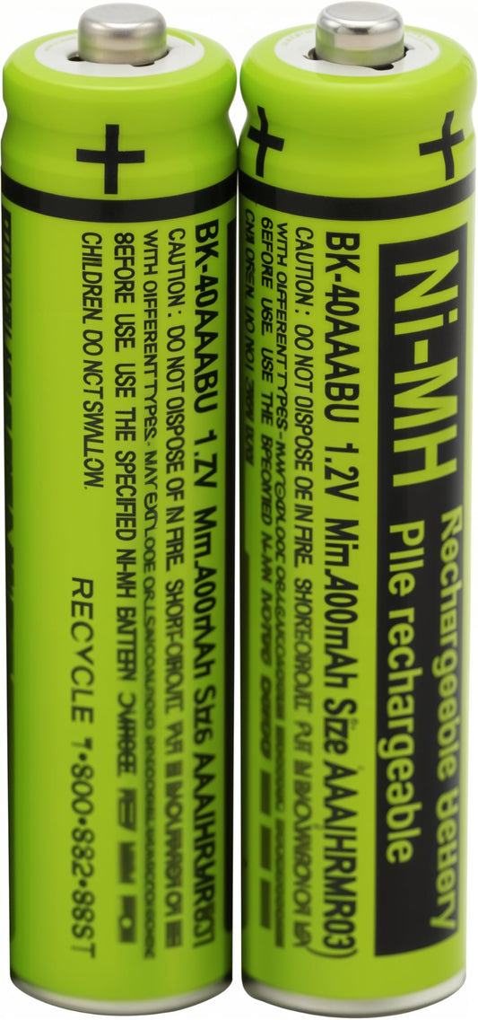 Cerepros 2 BK-40AAABU 1.2V 400mAh Battery Packs for Panasonic BK40AAABU Highpower Corun Cordless Phone