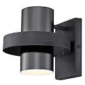 Westinghouse 6369100 Exton One-Light Indoor Wall Sconce Light Fixture, Distressed Aluminum Finish with Gun Metal Shade, Black