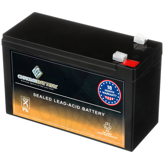 Chrome Battery 12V 7AH SLA Rechargeable Replacement Battery Compatible with UPS Back Up, Fish Finder, Electric Scooter, Go Kart, Quad, and More: 5.94…