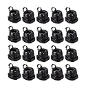 Fielect 60Pcs Round Cable Wire Strain Relief Bush Grommet 6N-4 Strain Relief Bushing Electric Cable Protection Cord Buckle