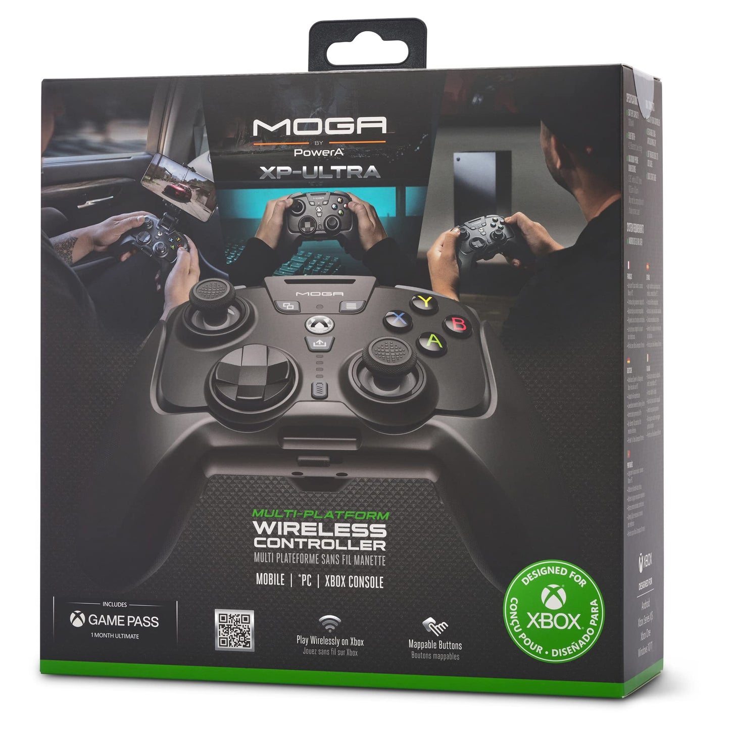 PowerA XP-ULTRA Wireless Controller for Xbox Series X|S - Firmware update via App fixes WL disconnect, Officially licensed, mini-pad + grip, works on