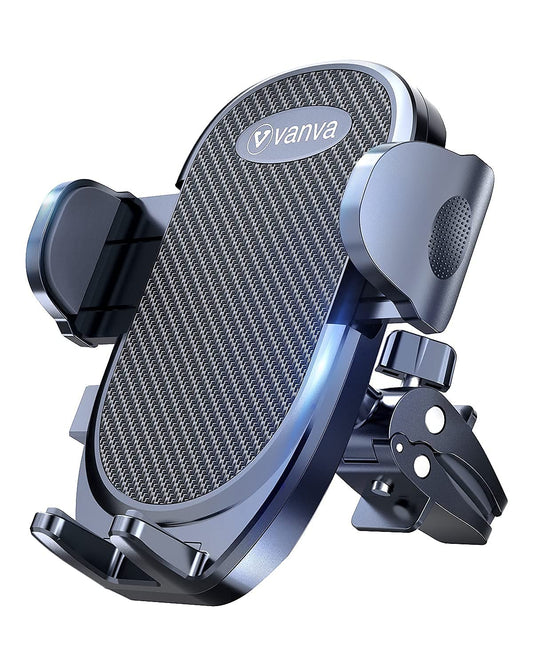 vanva Universal Air Vent Car Mount, [ Big Phones & Thick Case Friendly ] Cell Phone Holder for Car Hands Free Clamp Cradle Vehicle fit for All Apple