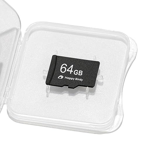 WuzuTech Happy Birdy 64GB MicroSD Card - TF Memory Card for Happy Birdy Smart Feeder | U3 A1 | 4K Video Recording | Waterproof, Heat-Resistant