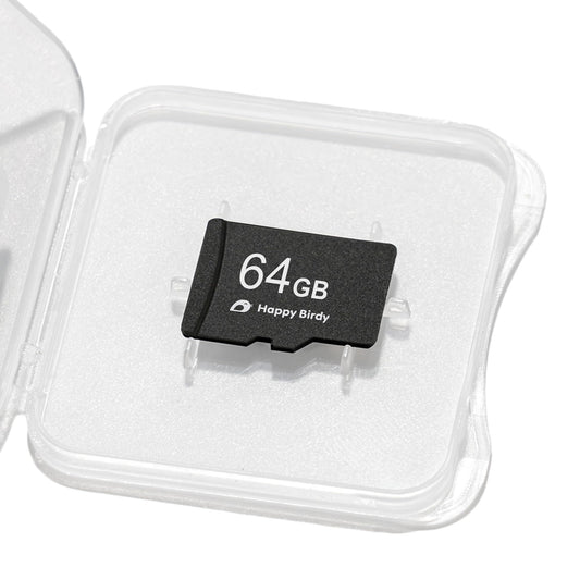 WuzuTech Happy Birdy 64GB MicroSD Card - TF Memory Card for Happy Birdy Smart Feeder | U3 A1 | 4K Video Recording | Waterproof, Heat-Resistant