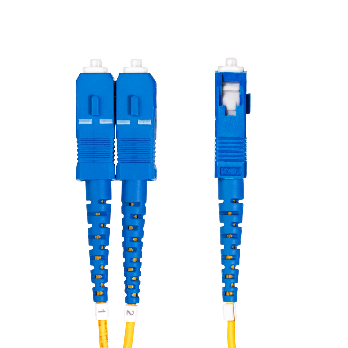 StarTech 82ft/25m OS2 Fiber Cable, LC to SC, 9/125 Duplex, LSZH