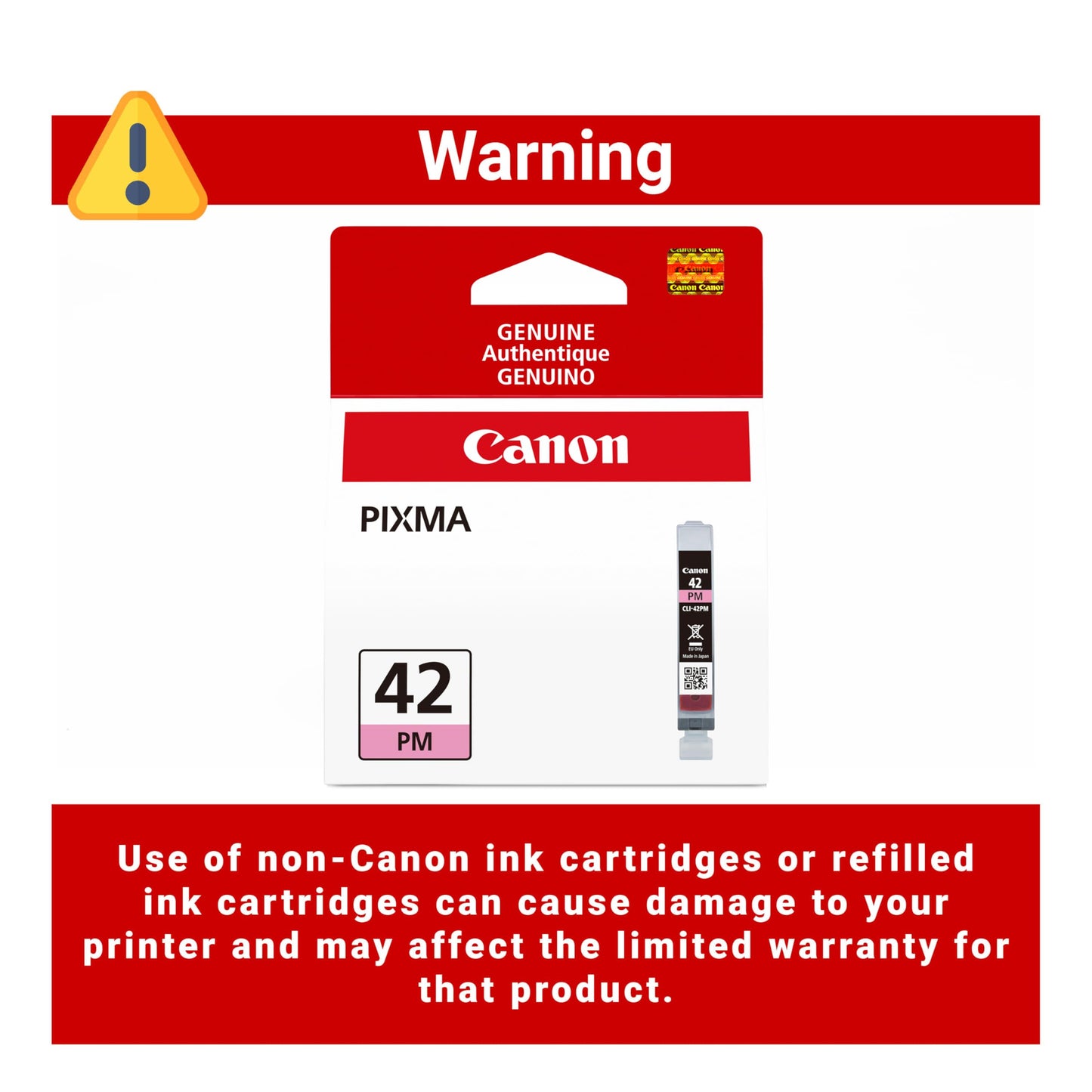 Canon CLI-42 Genuine Photo Magenta Ink Tank, Compatible with PIXMA PRO-100 Printers