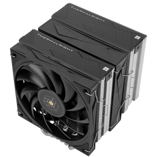 Thermalright Royal Knight 120 CPU Air Cooler,6 Heat Pipes Dual Towers Cooler,with Dual PWM Fans,1500RPM Speed,Desktop Cooler for Intel