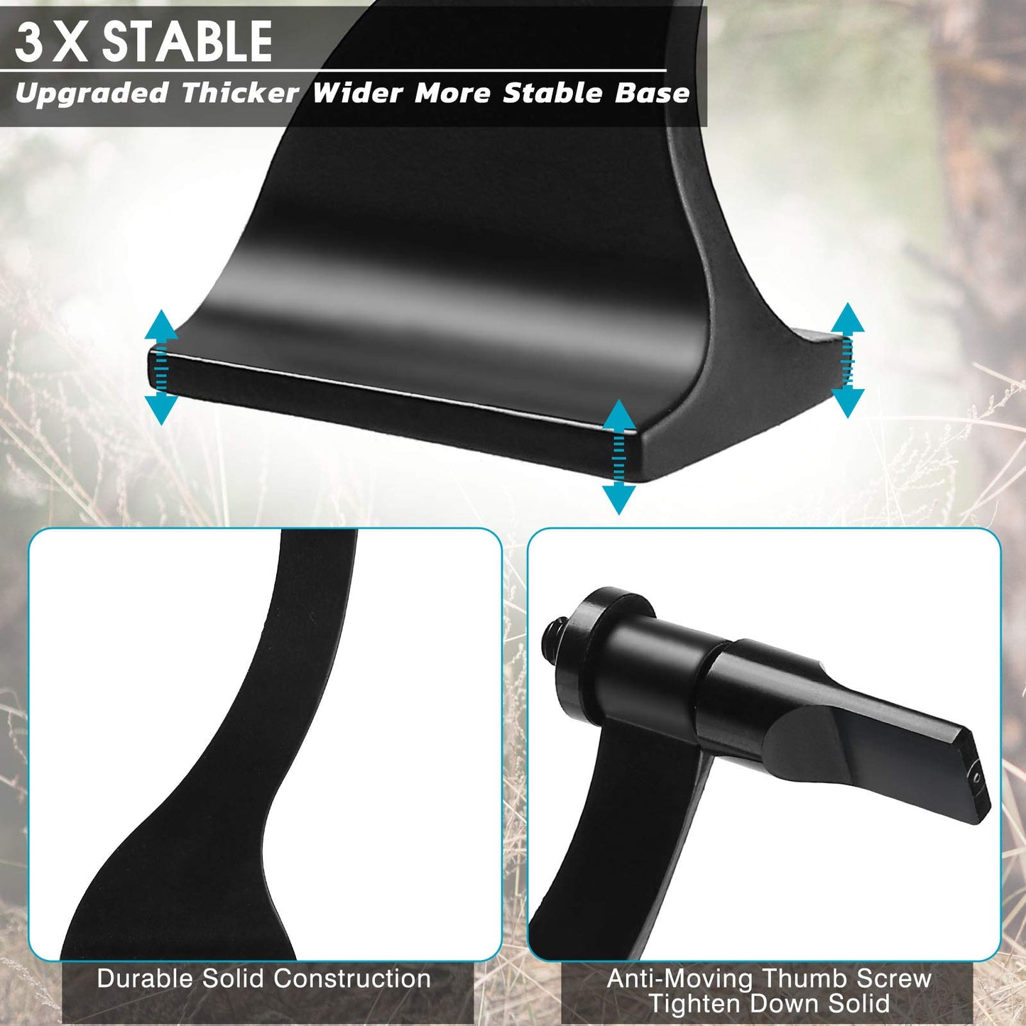 Binocular Tripod Adapter, Binocular Mount 1/4 Inch Threading Mount Aluminium,Tripod Adapter for Bird Watching, Safari Sports Events, Optics