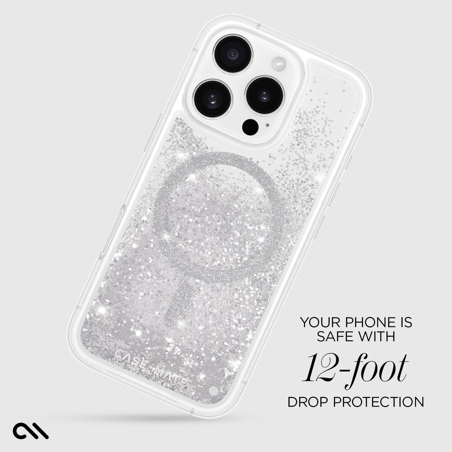 Case-Mate iPhone 16 Pro Case - Silver Waterfall