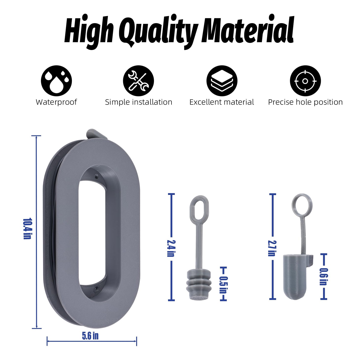 Star Bridge Durable Silicone Cable Protectors for Starlink Mini, Anti-Crack Network Cable End Caps and Dust Covers (V4 Compatible)