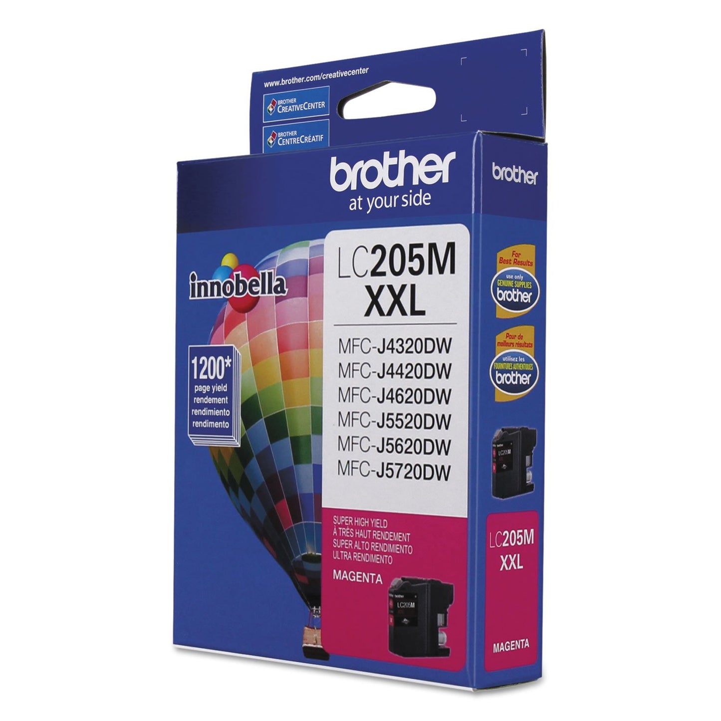 Brother Printer LC205M Super High Yield Ink Cartridge, Magenta