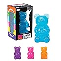 Schylling NeeDoh Gummy Bear - Sensory Fidget Toy with Jelly-Like Filling - 3.5" Tall - Colors May Vary (Pack of 1)
