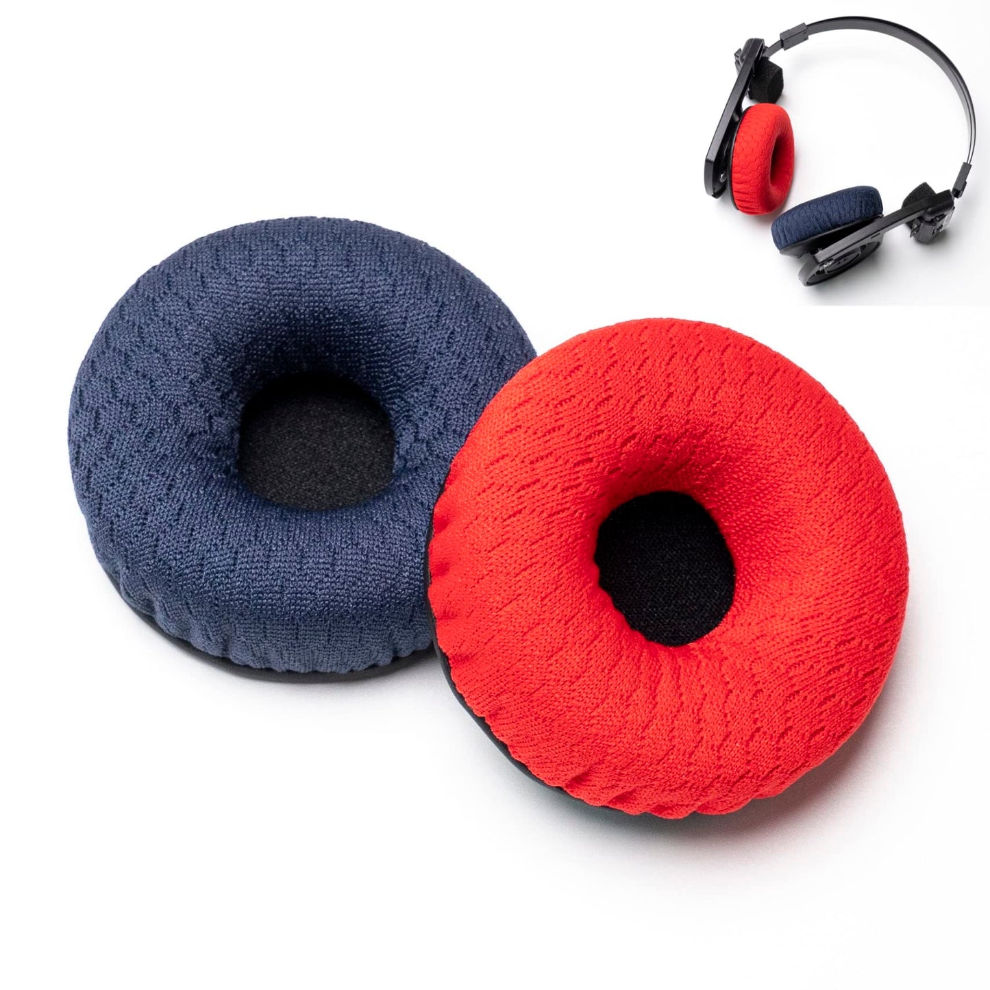 Voarmaks Premium Foam Ear Pads Cushions Compatible with Koss Porta Pro PP KSC35 KSC75 KSC55 Headphone (BlueRed)