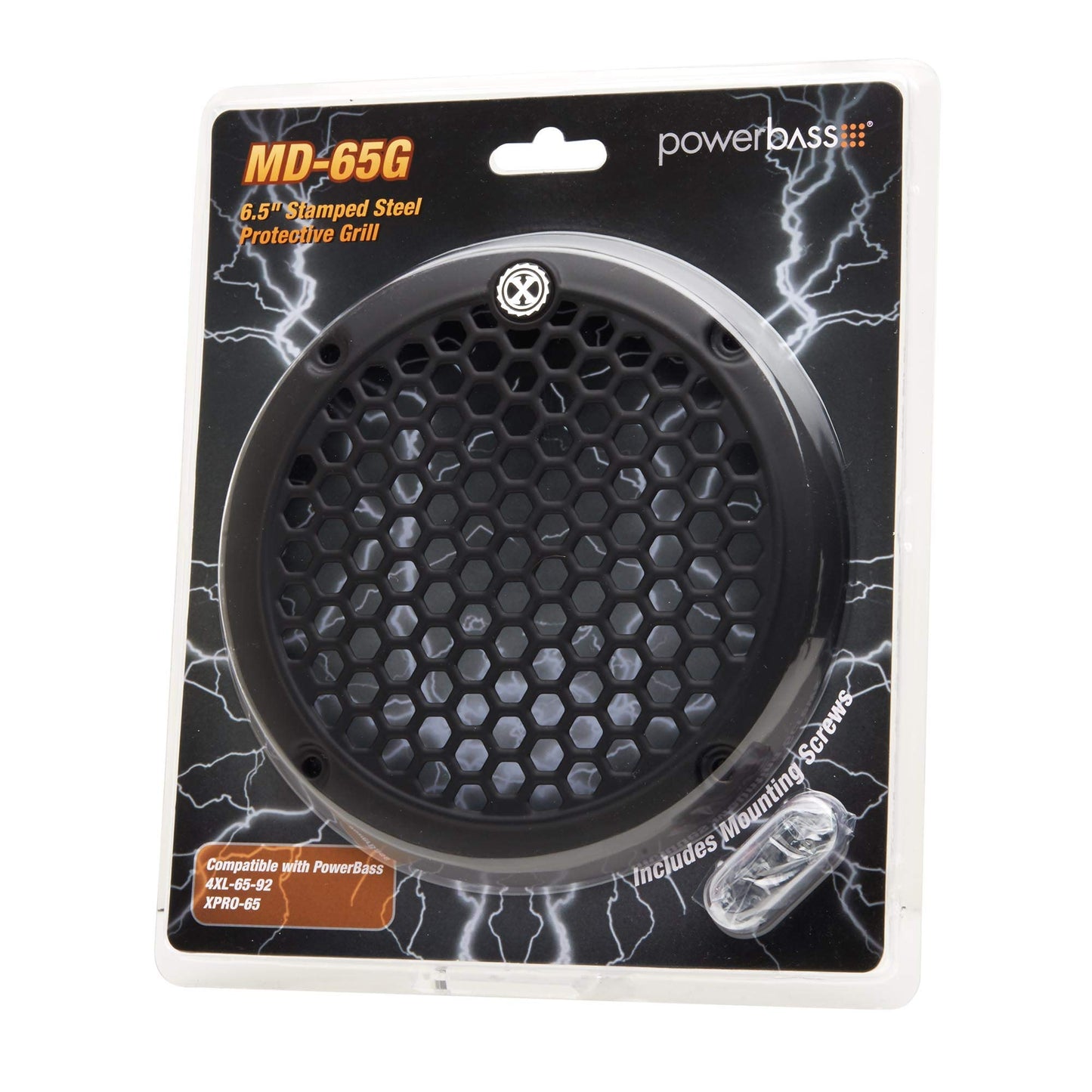 Powerbass MD-65G 6.5" Steel Midrange Grill