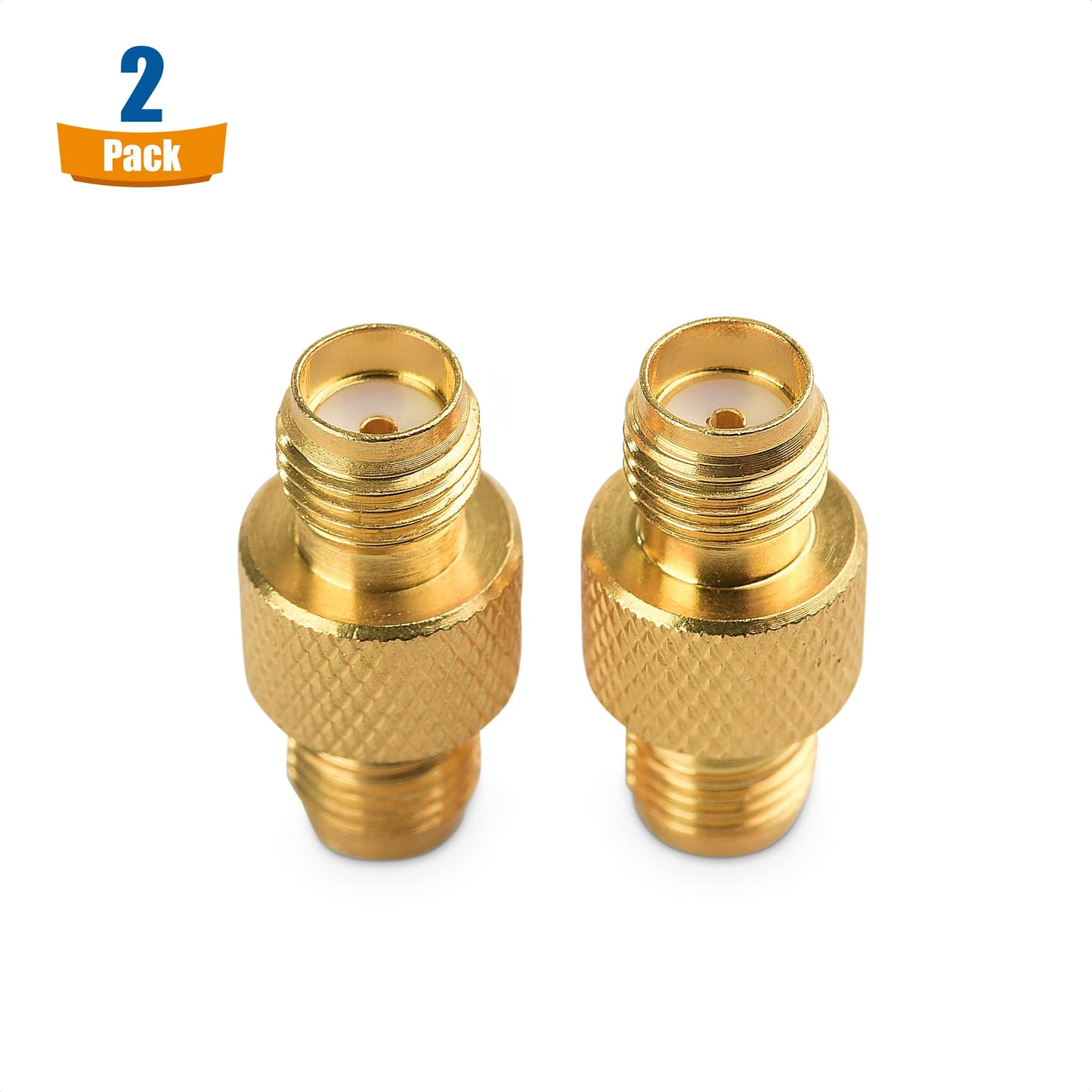 Cable Matters 2-Pack SMA Female to SMA Female Coaxial RF Adapter, RF Coupler Adapter