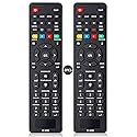 (Pack of 2) Universal TV Remote Control Replacement for TCL, Samsung, Insignia, LG, Hisense, Sony, Philips, Vizio, Sharp, Panasonic, Sanyo and Other