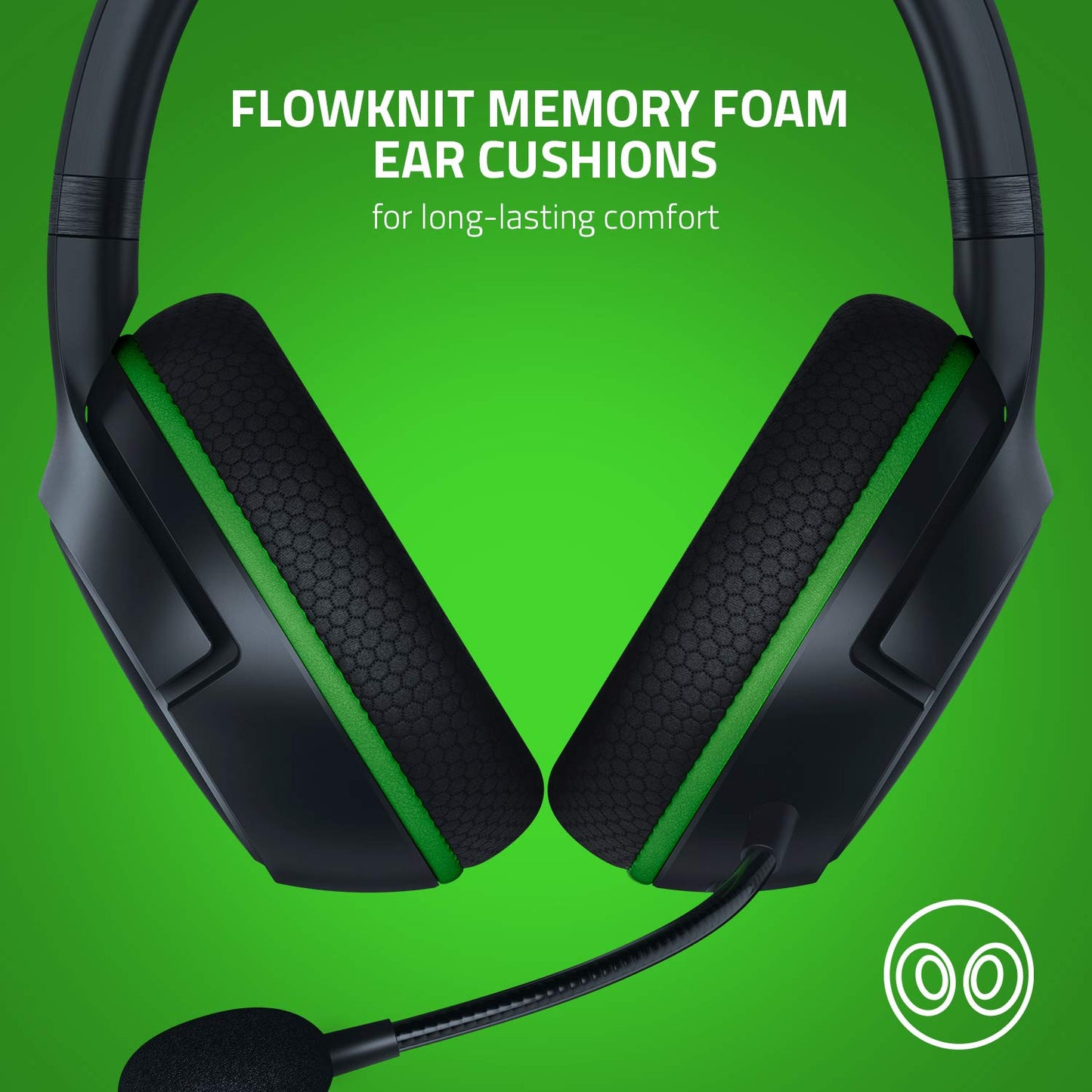 Razer Kaira Wireless Gaming Headset for Xbox Series X|S, Xbox One: Triforce Titanium 50mm Drivers - Cardioid Mic - Breathable Memory Foam Ear Cushions