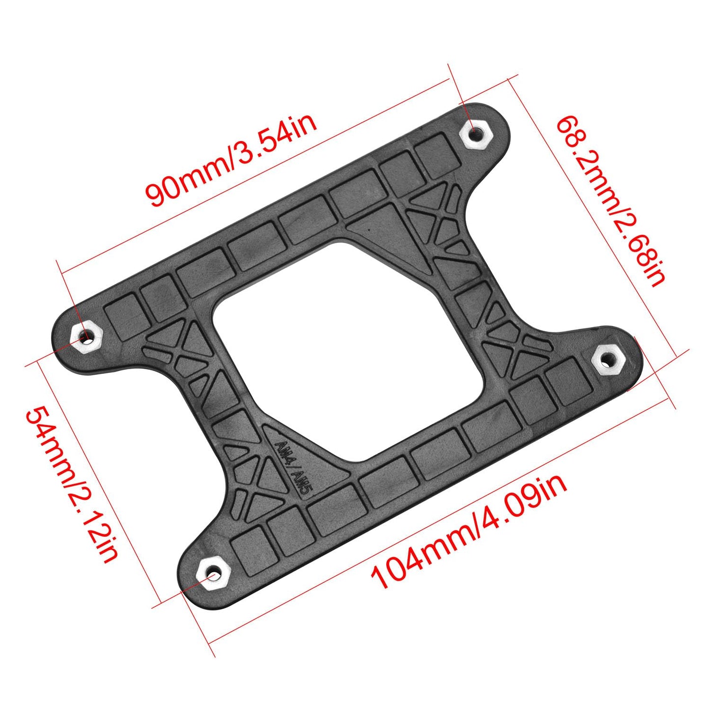 Zangc AM4 Backplate CPU Fan Radiator Mounting Bracket AM4 B350 X370 A320 X470 1PCS