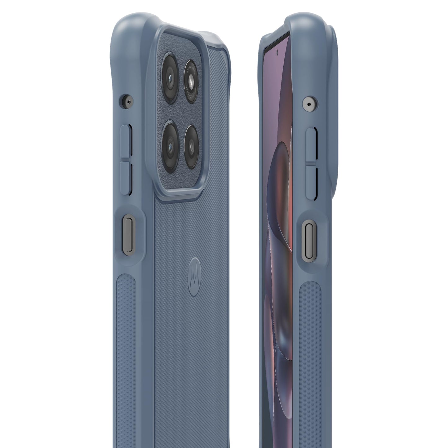 Motorola Moto G Stylus (2025/2026) Rugged Protective Case- Dusk Blue
