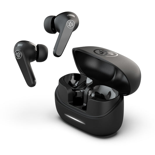 JLab JBuds Pods ANC True Wireless Bluetooth Earbuds, Hybrid Active Noise Canceling, 56+ Hours Playtime, Clear calls, Custom Sound via App, Wireless…