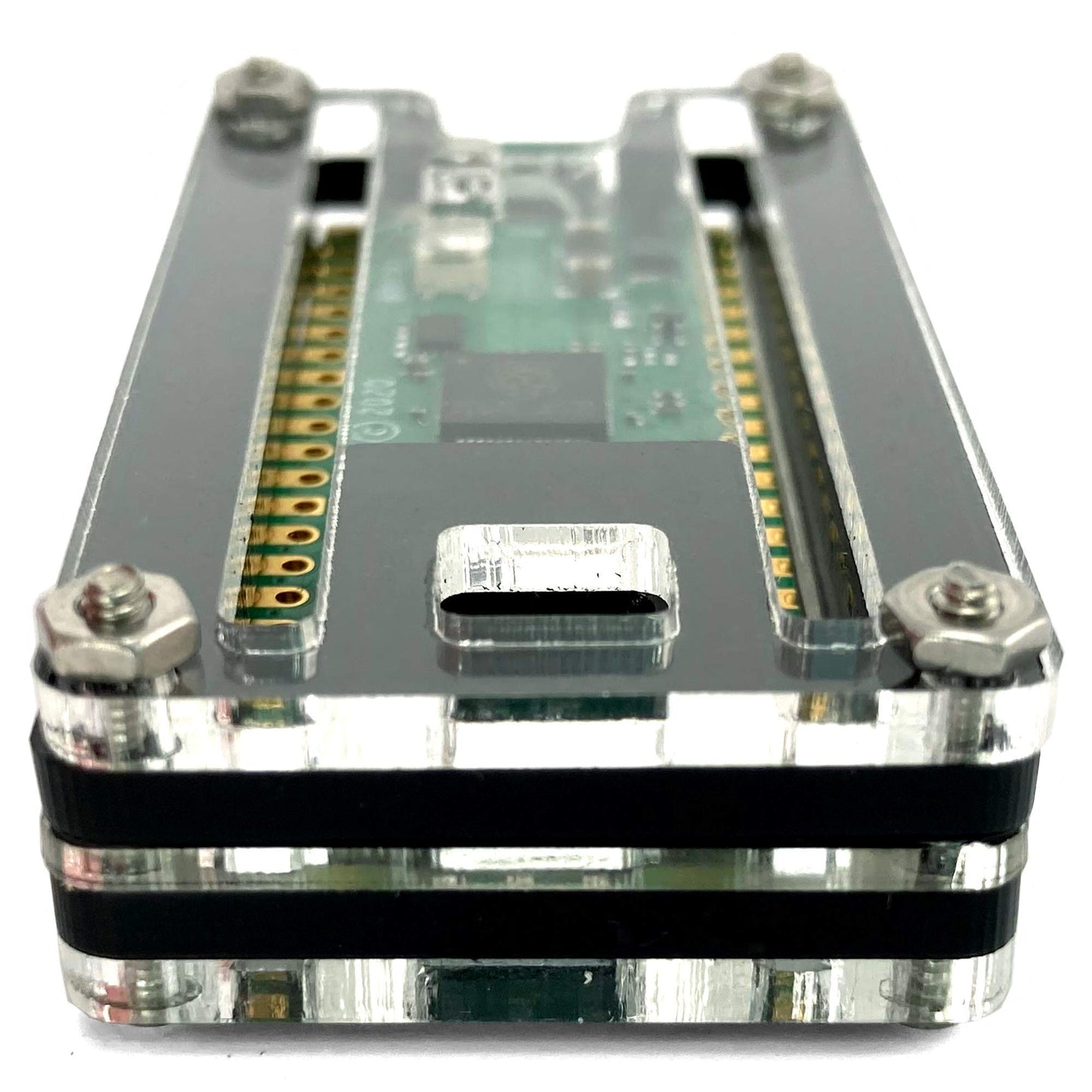 C4Labs Zebra Pico W Case - for The Raspberry Pi Pico W/Pico 2 / Pico 2W - Three Pack