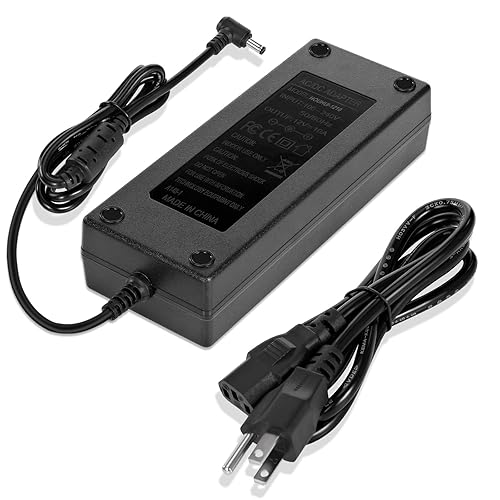 HOUHUI 12V 10A Power Supply 120W AC/DC Adapter, 100V-240V AC to 12V 10A Max DC Converter Power Adapter 12 Volt Transformer with 5.5 x 2.1mm/2.5mm Tip…