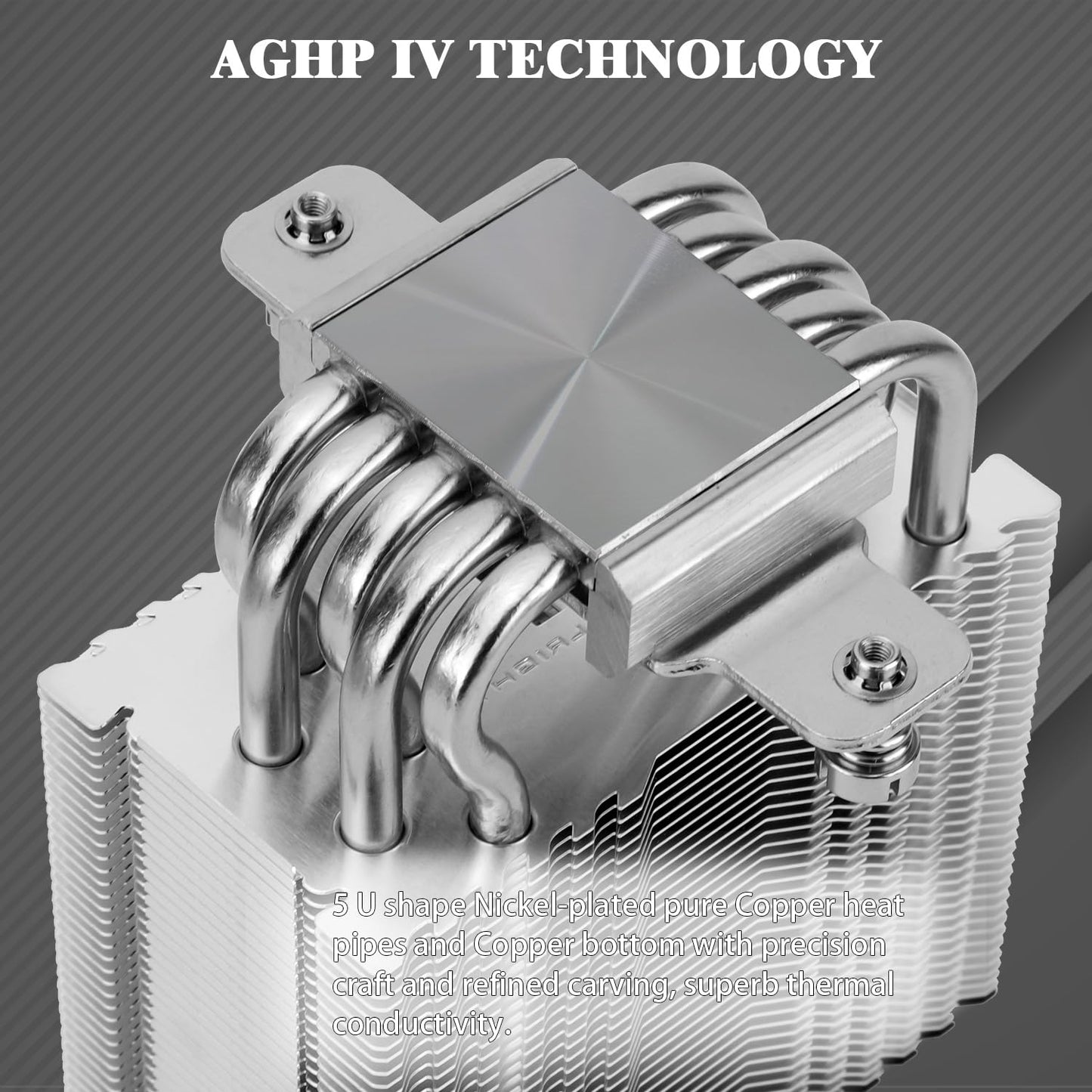 Thermalright Assassin King 90 V2 CPU Air Cooler, 5 Heat Pipes, 92mm PWM Quiet Fan CPU Cooler with 2200RPM Speed, for AM4/AM5,Intel
