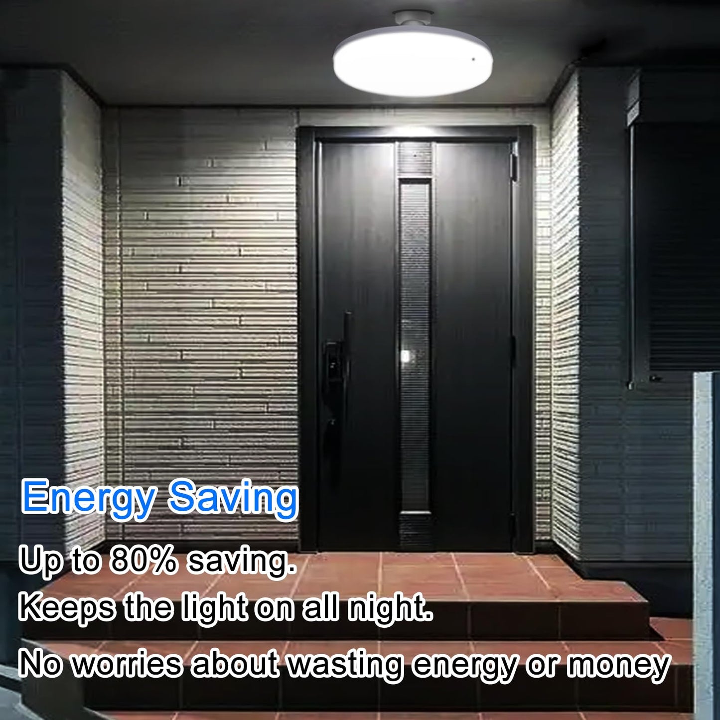 NCBCNB E27 UFO Garage Light Bulbs 260W Equivalent Efficient 40W 7Inch 3000LM, LED Light Bulbs, 6500K Daylight White Light E27/26 Standard Base, 50000