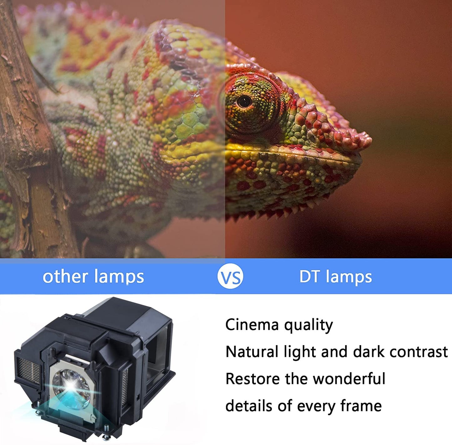 For ELP96 V13H010L96 ELP97 V13H010L97 Replacement Projector Bulb for Epson Home Cinema 1060 2100 2150 660 760HD PowerLite 107 108 109W S39 W39 X39 Pro