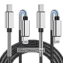 2Pack 10ft iPhone Fast Charger Cable, [Apple MFi Certified] Long USB C to Lightning Cable 10 Foot, High Fast 10 Feet Apple Charging Cord for Apple…