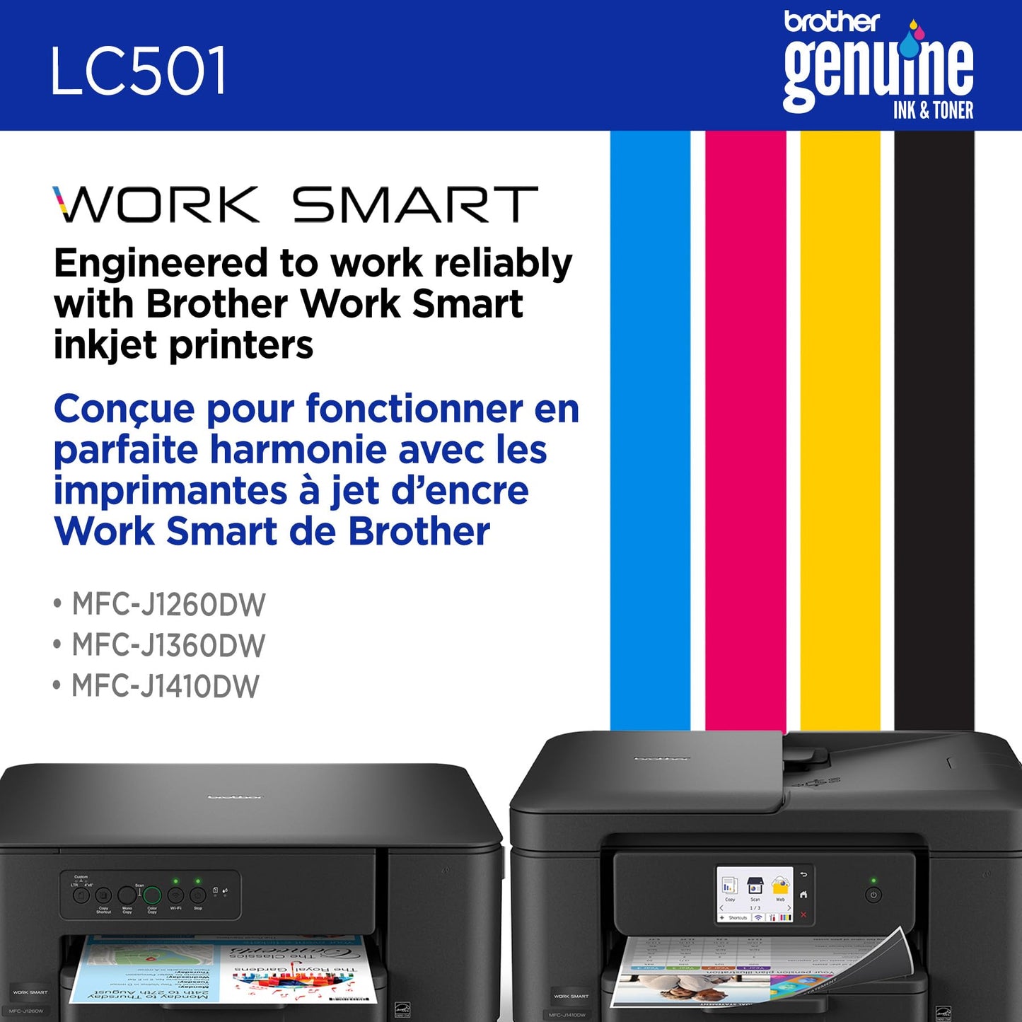 Brother Genuine LC501Y Standard Yield Yellow Ink Cartridge