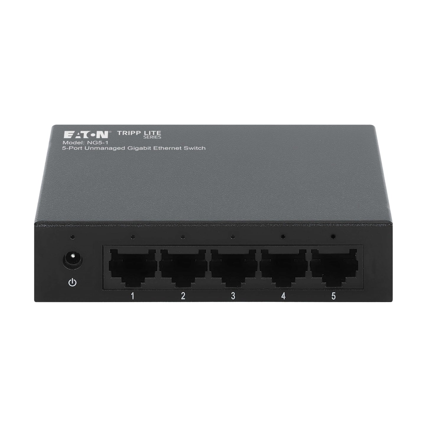 Tripp Lite Series 5-Port Desktop Unmanaged Gigabit Ethernet Network Switch, Metal Enclosure, Plug-and-Play, Ethernet Splitter, Auto-Negotiable, Wall