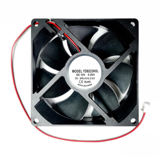 DAKKZA Silent Cooling Case PC 90mm Fan for 90mm x 90mm x 25mm DC 12V 0.2A 9025/9225 Brushless 2-Pin XH2.54 2400RPM