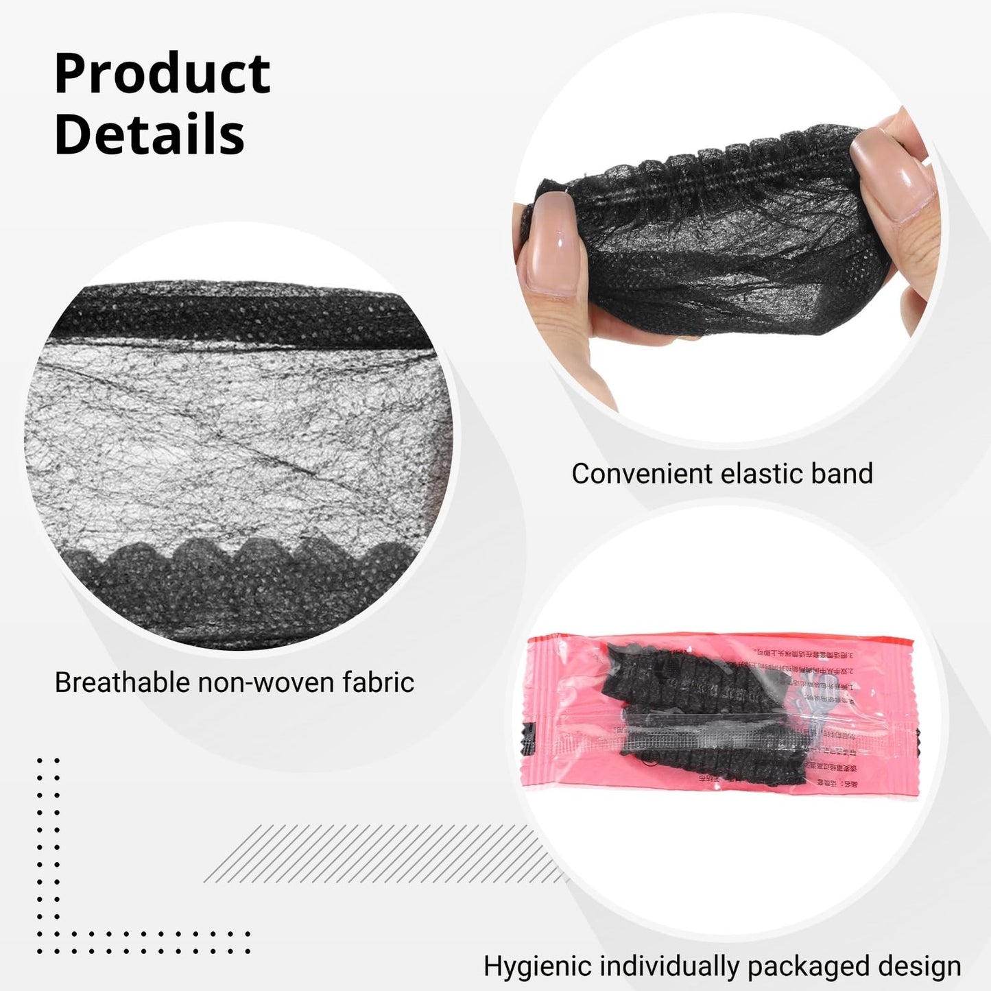 800 Pcs Disposable Microphone Covers, Non-woven Handheld Microphone Windscreens, Elastic Microphone Protective Covers, Individually Wrapped Mic Caps