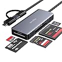 USB C USB3.0 SD Card Reader, 5in1 Multi Card Reader for SD/TF/CF/Micro SD/MS/M2, Drive Free for iPhone 15 pro max/Windows/Mac/Linux/Android (USB3.0