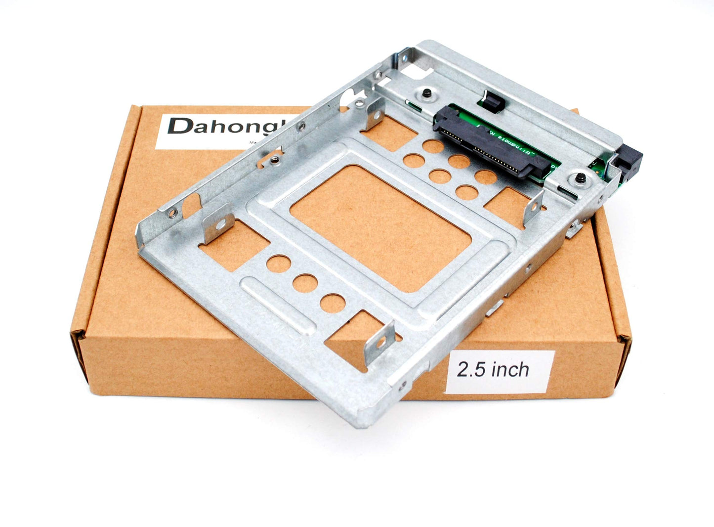 2.5" SSD to 3.5" SATA Hard Disk Drive HDD Adapter Caddy Tray Cage Hot Swap Plug Converter Bracket Compatible with All The 3.5" SATA/ SAS Drive Caddie