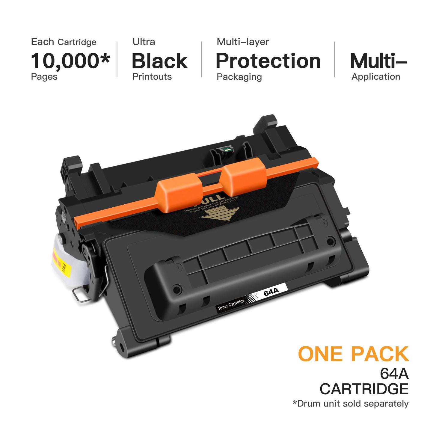 E-Z Ink Compatible Toner Cartridge Replacement for HP 64A CC364A 64X CC364X Compatible with LaserJet P4014N P4014DN P4015N P4015X P4015DN P4515N