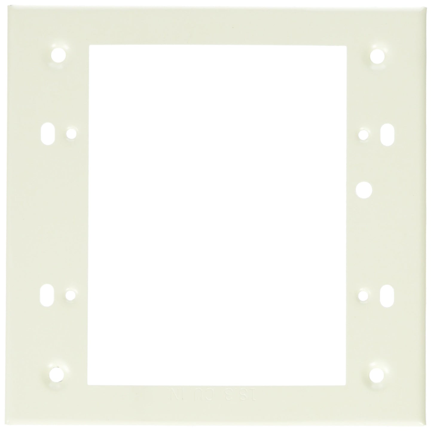 Legrand Wiremold V5751-2 Metal Raceway for Extending Power, 500 and 700 Series, 2 Gang Flush Type Extension Adapter Box, 15/16" Deep, Ivory (1 Pack)