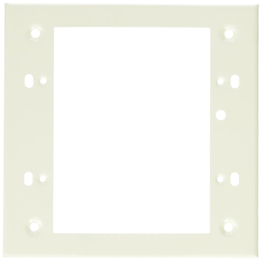 Legrand Wiremold V5751-2 Metal Raceway for Extending Power, 500 and 700 Series, 2 Gang Flush Type Extension Adapter Box, 15/16" Deep, Ivory (1 Pack)