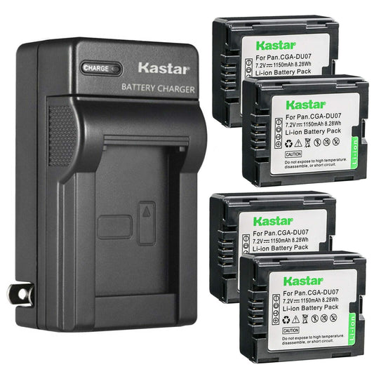 Kastar 4-Pack Battery and AC Wall Charger Replacement for Hitachi DZ-BP7, DZ-BP7S, DZ-BP14, BP14R, DZ-BP14S, DZ-BP21S, DZ-BP21SJ Battery, Hitachi