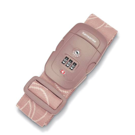 Samsonite 3-Dial Combination Lock, TSA Approved Travel Lock, Dusty Rose