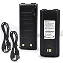 ROWSHEP (2-Pack) High Capacity 2600mAh 7.4V Li-ion Battery with USB-C Charging Port Compatible with UV-25 UV-25 Pro Max AR-25R Walkie Talkie, Replaces