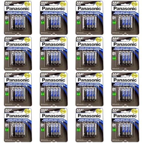 100pc Panasonic AAA Batteries Super Heavy Duty Power Carbon Zinc Triple A Battery 1.5v
