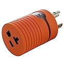 AC WORKS Shore Power Adapters (L5-30 30A Locking to 15/20A Household)