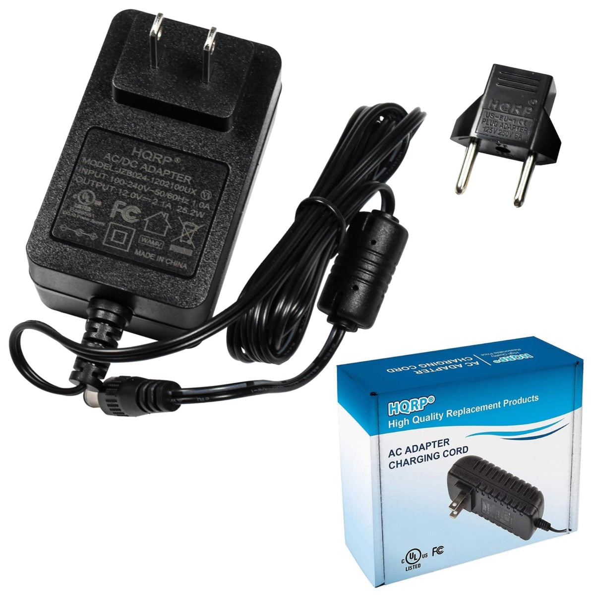 HQRP AC Adapter Compatible with Western Digital WD External Hard Drive HDD S018BU1200150 / DA-24B12 / DA-24B12 AC/WA-24C12U / WDPS034RNN…