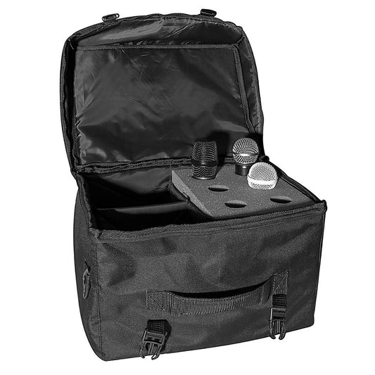 OnStage On-Stage MB7006 6-Space Microphone and Accessory Bag