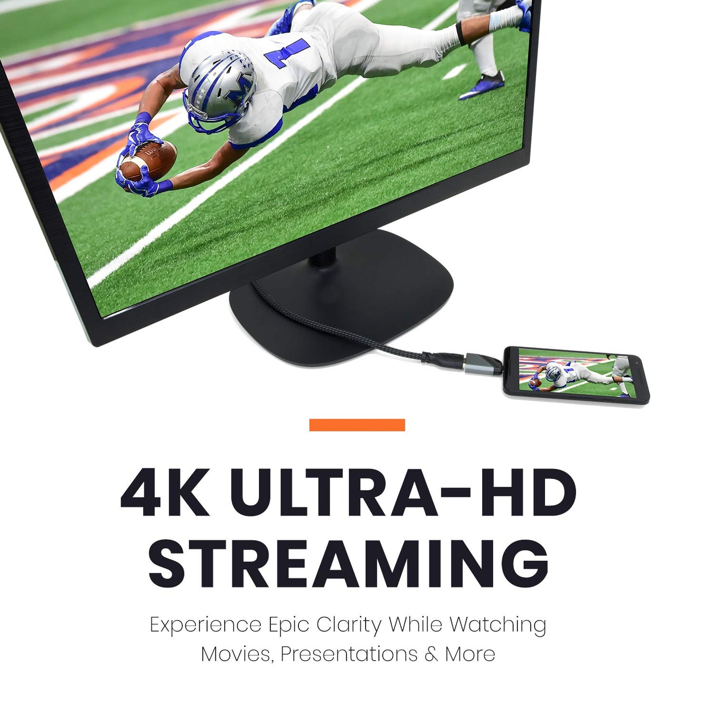 Helix USB Connect USB-C to HDMI Adapter, 4K Ultra-HD, HDMI Port
