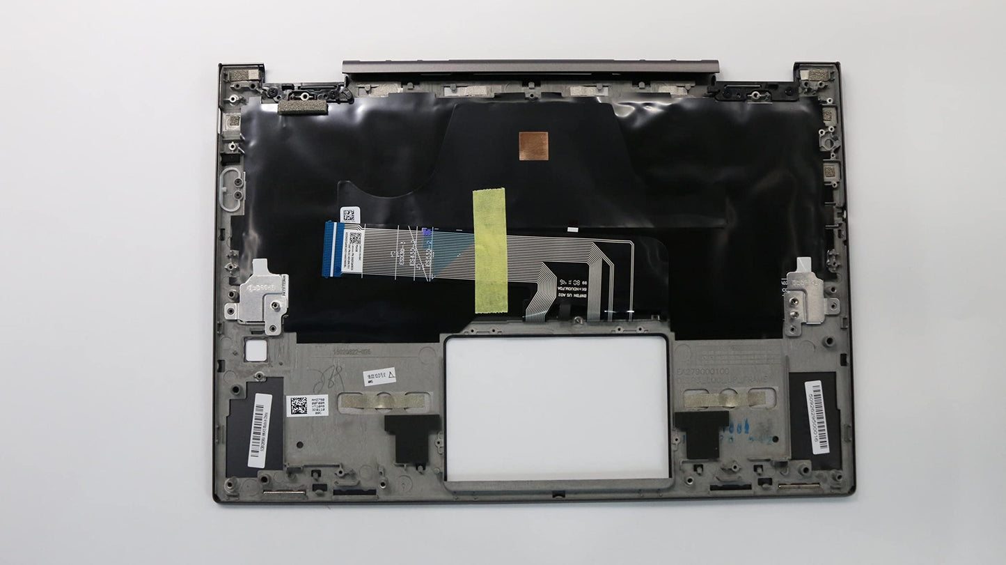 Replacement for Lenovo Yoga 730-13IKB 81CT Laptop Upper Case Palmrest Keyboard Assembly Part AM279000F20 5CB0Q95904 Top Cover Iron Grey